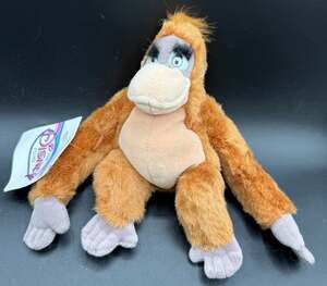 Vintage The Disney Store W/Tags 8" Mini-Bean Bag KING LOUIE From Jungle Book
